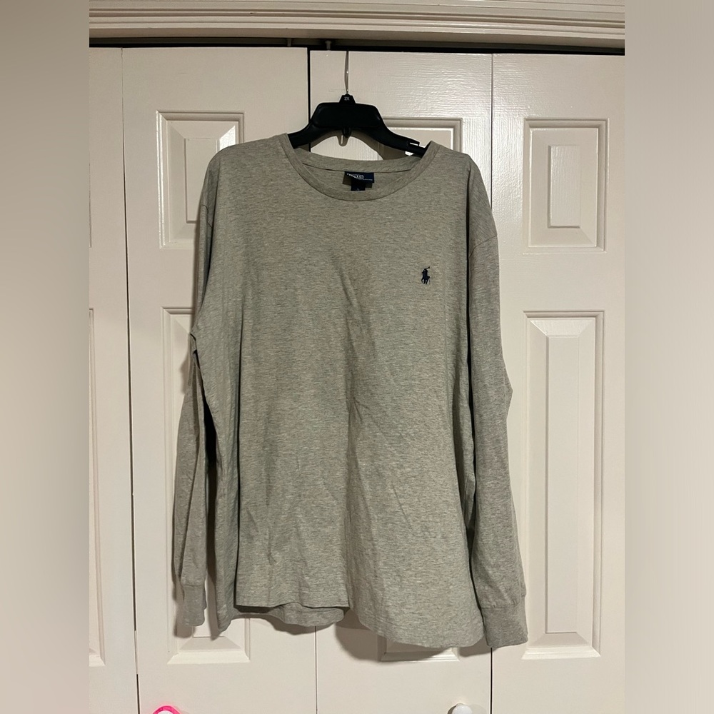 Polo by Ralph Lauren Men's Gray Long Sleeve Tshirt Size XL